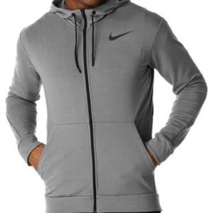 Nike pro training men’s zip up. size M. Dark gray